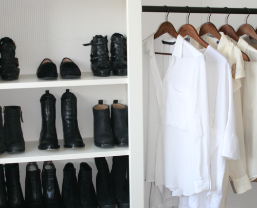 e-v-o-l-u-t-i-o-n:  the simple white blouse is one of my top wardrobe essentials!