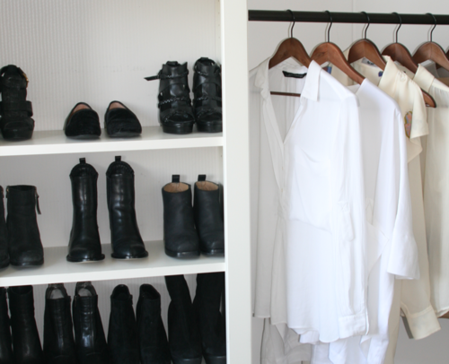 e-v-o-l-u-t-i-o-n:  the simple white blouse is one of my top wardrobe essentials! 