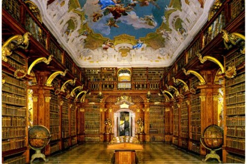 Sex Library at the Melk Abbey (1089), Austria pictures