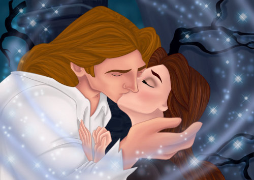 Belle and Adam by Opal-l
