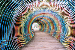 sunsurfer:  Rainbow Tunnel, Japan  photo by sasayan 