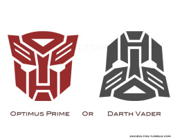 laughingsquid:  Optimus Prime or Darth Vader?