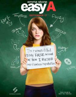 celluloidtrash:  Easy A | Dir: Will Gluck | 2010 | Starring: Emma Stone, Penn Badgely, Amanda Bynes. I have watched this film a couple of times now and I think the thing I like about it most is that it’s a film about how awesome other teen movies can