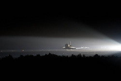 youlikeairplanestoo:  Welcome back Endeavour! Sad to see another shuttle go! And there’s only one left! Space Shuttle Endeavour (STS-134) makes its final landing at the Shuttle Landing Facility (SLF) at Kennedy Space Center, Wednesday, June 1, 2011,