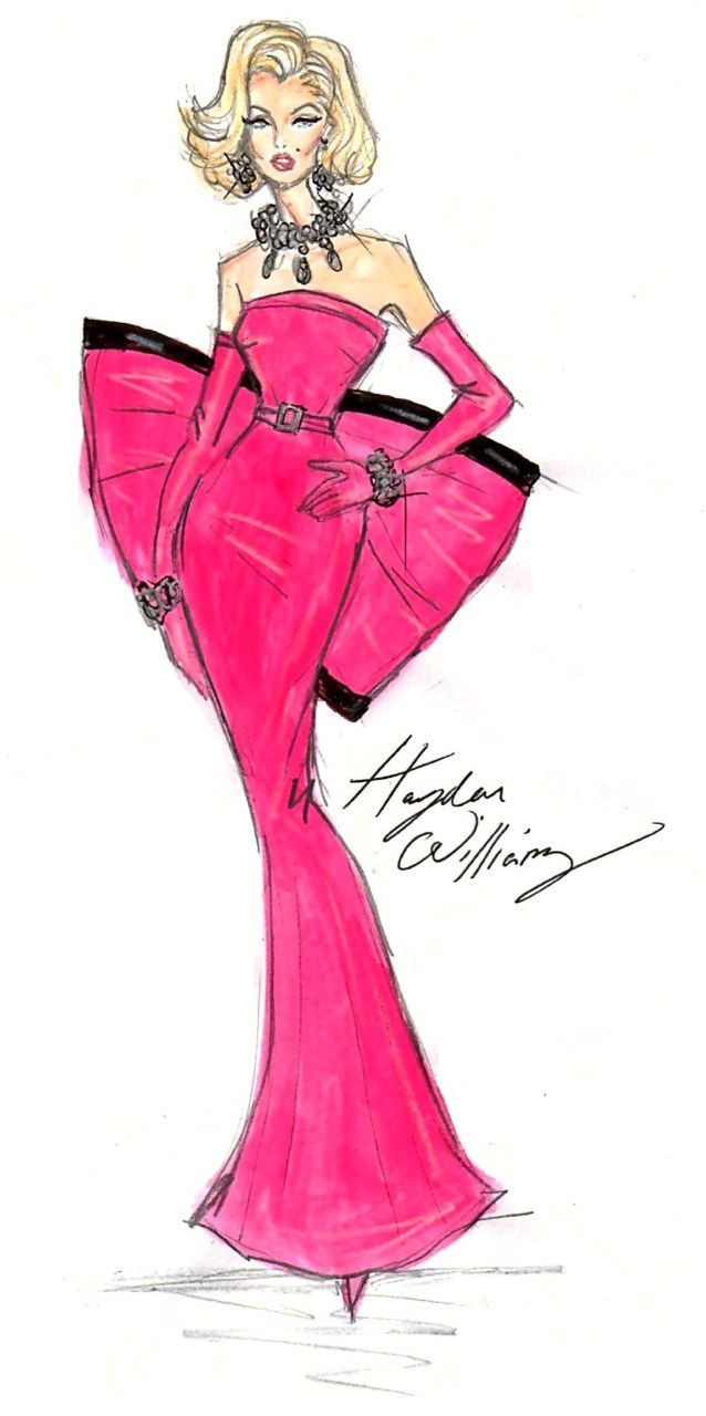 Hayden Williams Fashion Illustrations | Happy Birthday Marilyn!!! By ...