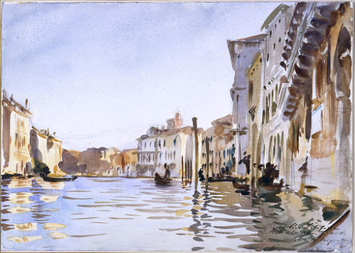 fuckyeahjohnsingersargent: The Grand Canal, Venice (1902)