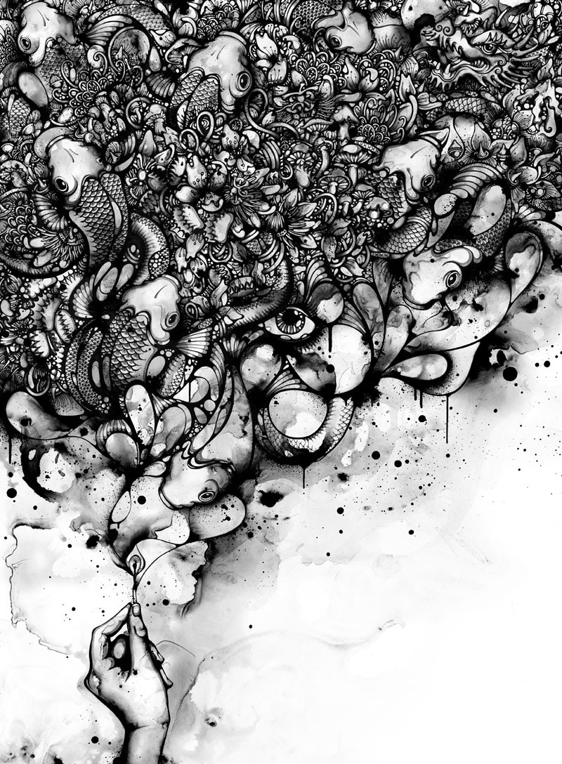 magnolius:  Smoked by Nanami Cowdroy, A dope Sydney based artist who specializes