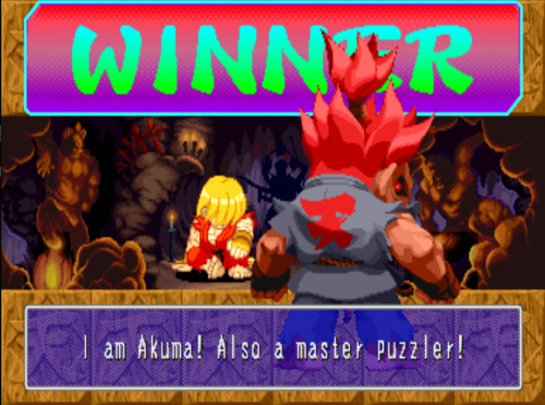 Street Fighter II: The World Warrior Akuma Super Puzzle Fighter II