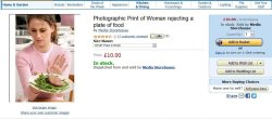 thatfreak:  Review of the book from amazon.com.uk  This is perhaps the best photograph of a woman rejecting a plate of food I have ever owned - if not the best *photograph* I have ever owned. I have it hanging above my fireplace and tend to look at it