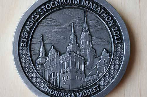 Medalj Stockholm Marathon 2011