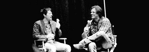 strangelyliteral-blog: Fan: Okay so, hum, you play Sam as this-Jared: I play what?