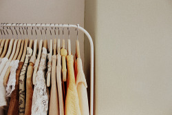 clothes rail (by Bookshop Folk)