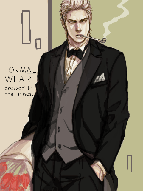 brofancy:  mappingsynchrony:  Don’t be fooled by that suit and flowers. He might be taking you out on a date, but he’s actually high as hell.   Do we still get to fuck? 