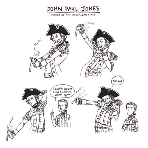 inkyparthia: Thought I might as well put this sketchbook doodle up too. I like John Paul Jones! (and