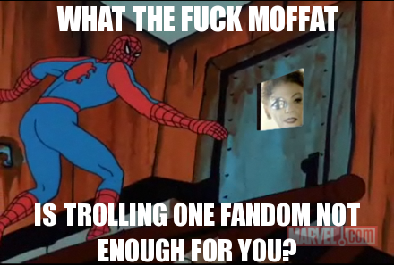 spidermanspiderman:All together now, Doctor Who fans:Submitted by midnightx10.LOOK YOU GUYS I 