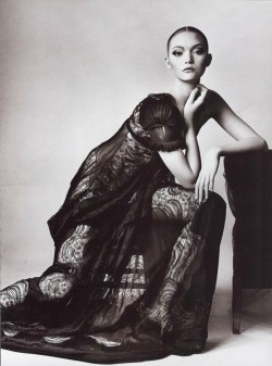 Sansdoux:  Gemma Ward In The Balenciaga Mystique For Us Vogue March 2006 By Irving