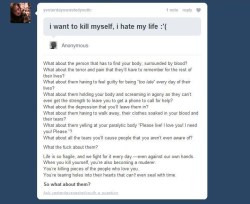 foryoualullaby:  miserylolita:  sandyhams:  brittybutterfly:  allieferdragonlady:  minimacknx3:  jtimberlake:  EVERYONE MUST READ THIS.  INSTANT REBLOG  forever reblog.  ^ Forever.  Lol this is why i’m still alive THIS FOREVER  harsh man but point made