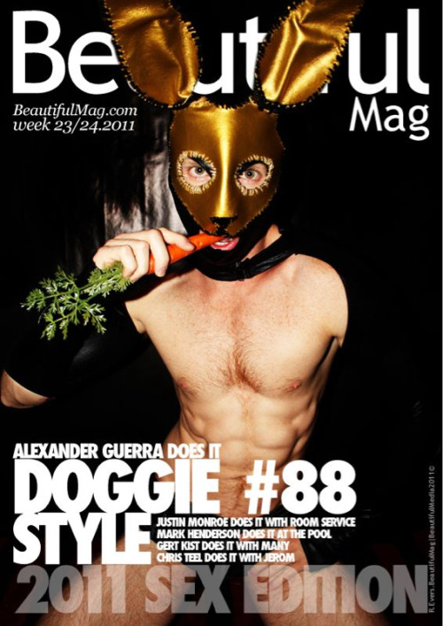 24 CARROT! Genius by Ginger-Ninja! Thank You!!! <3 ginger-ninja:  alexanderguerra:  I’m on the BeautifulMag Cover!  That’s a 24karat (carrot??) cover Alex!  :) 