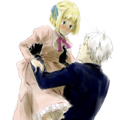 I imagine Prussia being really sweet to her.