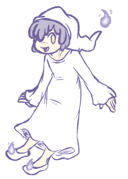 litwick gijinka not sure if boy or girl but