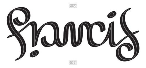 F. Yeah: Ambigrams! - chocotomato: francis.. ambigram sign of my name ...