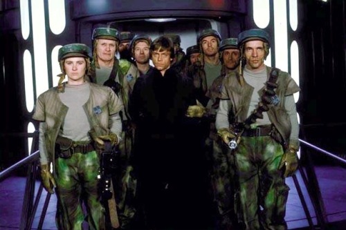 star-wars-nerd: retrostarwars: Marky Mark and the Funky Bunch It’s a trap!