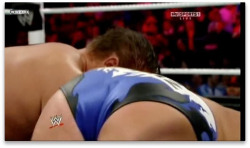 wweissex:  Oh, hey there Miz’s ass..
