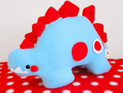 casscc:  Hershey the Stegosaurus, now available in the shop! 
