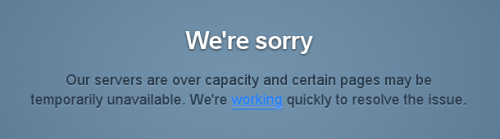 They’re “working” on it.