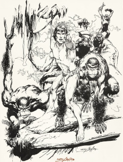patrickfillion:  Tarzan by the legendary Neal Adams!  
