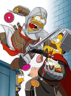 gamefreaksnz:  Homer’s Creed by *Makotron