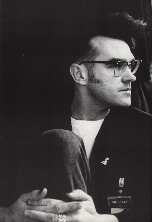 mozmondays: Morrissey in Glasgow on July 28, 1991. By Linder Sterling