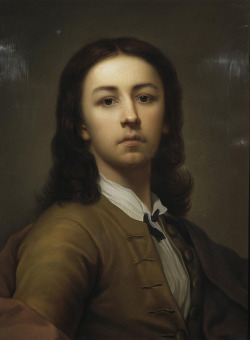 malebeautyinart:  Anton Raphael Mengs - Self-Portrait