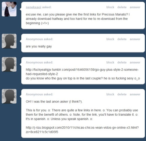 1. There you go. :3 Sorry about that. 2.Why does that matter?Â  3. uhhh, I don’t have this downloaded at the moment. Can anyone help this anon out? 4. Ooh, thank you so much! I can always use fresh link sources~ :3 There seem to be some streaming