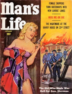 MAN’S LIFE, November 1958. Cover by