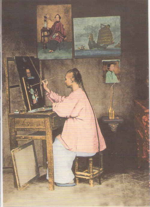 heychel: Painter who was copying pictures In busy ports, painters always made a living by coping pic