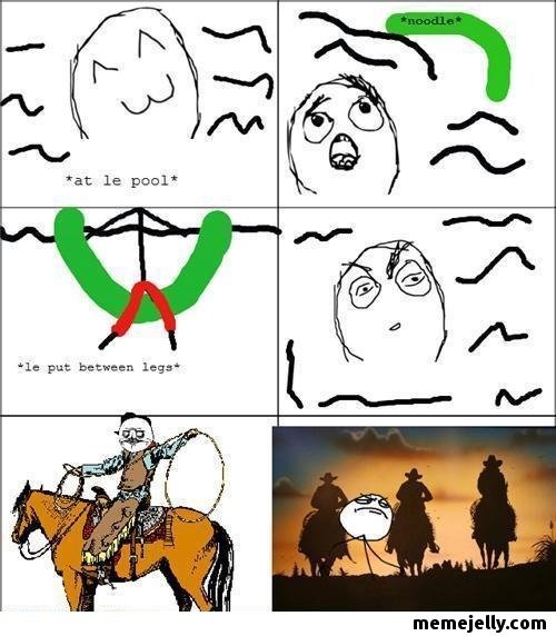 memejelly:  Rage Comics: My Saddle’s Waiting, Come and Jump On It 