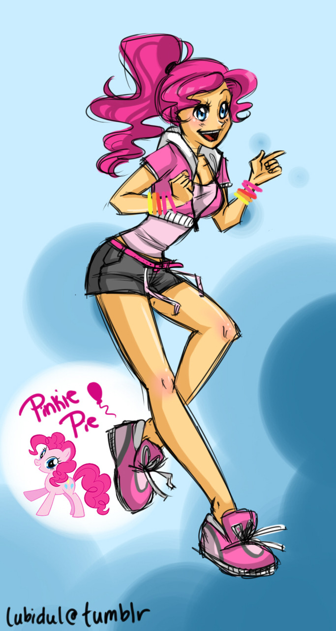fillydelphia:  lubidul:  Human version of Pinkie Pie from My Little Pony: Friendship