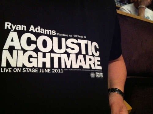 coveredincoma:  mrbob:  new ryan adams tour t-shirt check out all the updates for the Dublin gig rig