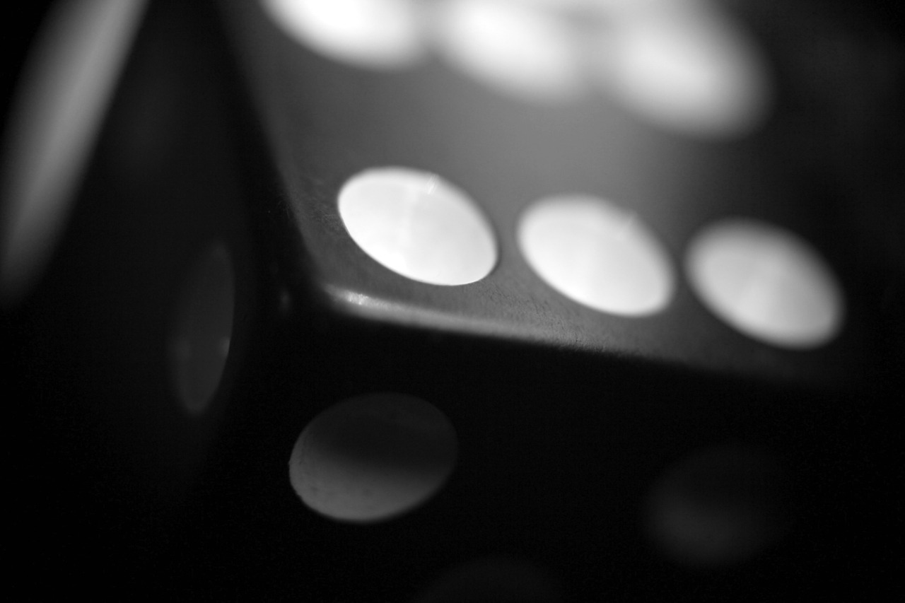 black-and-white:  liar’s dice | by Tsomi 