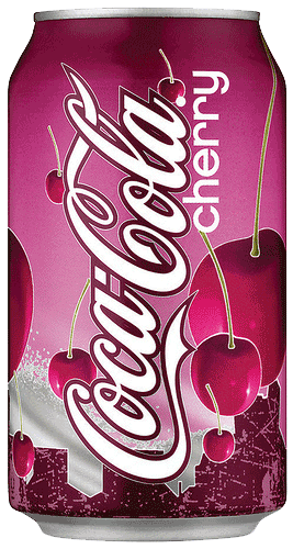  1ª reação: Olha só uma latinha de coca cor de rosa,que legal !  2ª reação: