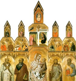 amalgammaray:Pietro Lorenzetti, The Tarlati polyptych, 1320, Arezzo