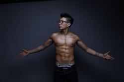 taeyangasm:  primaspazzerina:  taeyangasm:  Yes Jay, wearing glasses will make you look smart. Forgetting your shirt won’t.   #i do really love him #he’s just so easy to snark on #but jay park is a revolutionary artiste #this is his statement