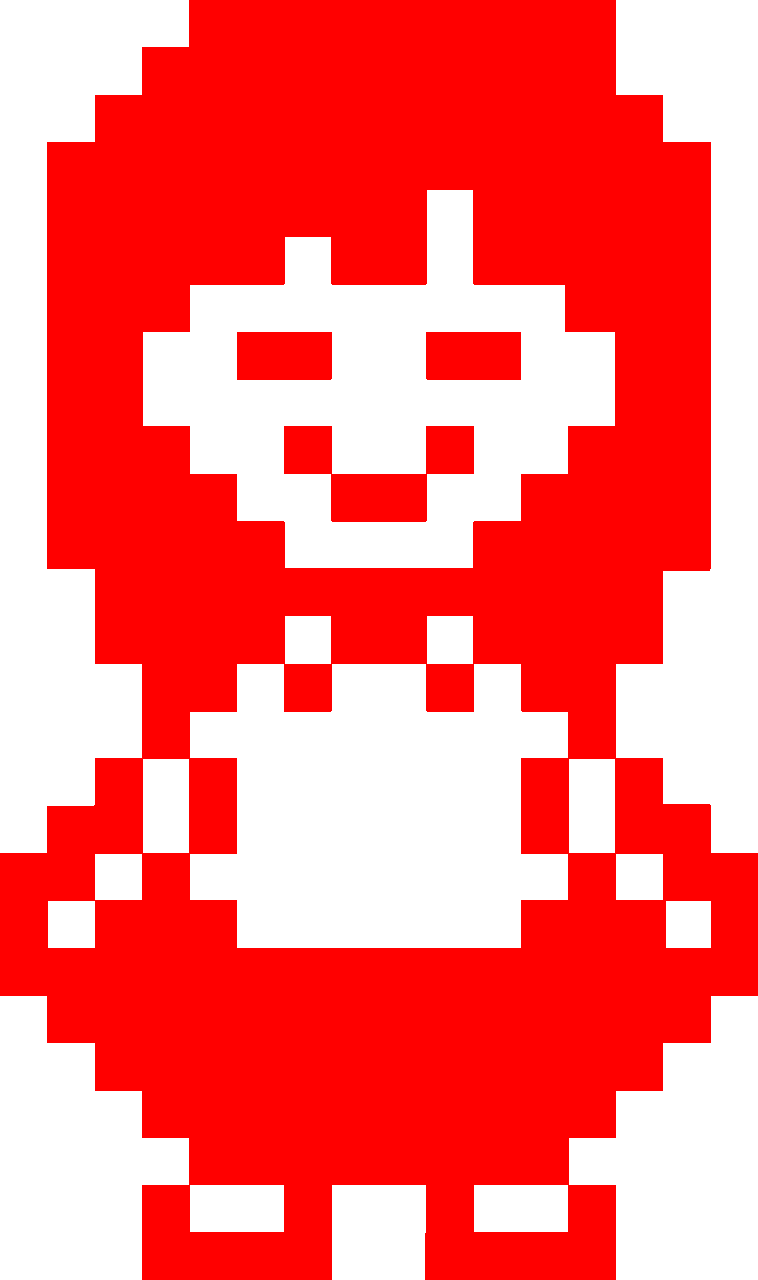 matariel:  Vectorized Monoe’s sprite from Yume Nikki, then animated it with GIMP.