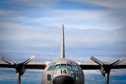 youlikeairplanestoo:  Nice tones on this C-130A belonging to the Royal Australian Air Force. 3-bladed props sure look odd on this old bird. Photo by Mark.  Full version here. 
