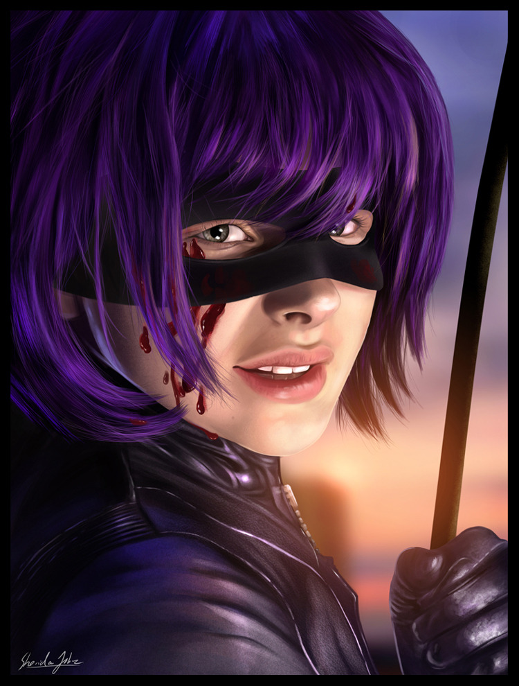 The pint-sized vigilante Hit-Girl looks amazing in this Kick-Ass fan art by illustrator Sheridan Johns. “So, you wanna play?”
Related Rampage: DEAD SPACE BROS
Hit-Girl by Sheridan Johns (RedBubble)