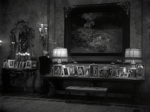 the-dark-city:Sunset Blvd. (1950) Erich von Stroheim reveals a movie screen.