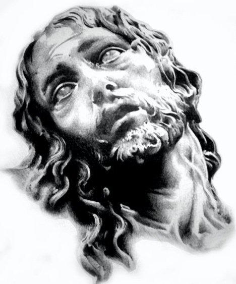 Jesus Tattoo art by Mark Joslin