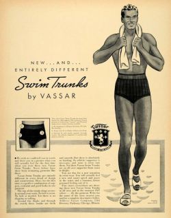 thizizit:  1937 Ad Vassar Men’s Swimming