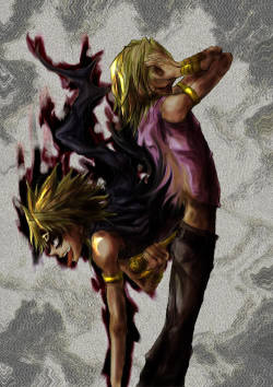 neoncarrotx3:  my-skeletons:  I think I just found my favorite Y.Marik and Marik fanart. o.o   ……………..omg 